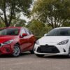 マツダ2とヤリスのコンパクトカー比較
